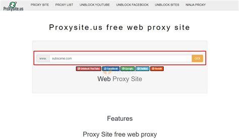 subscene proxy unblock